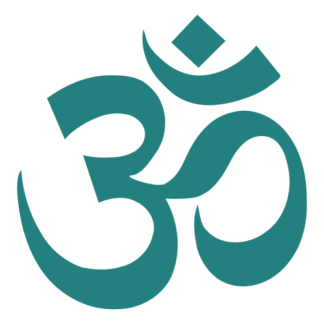 Hinduism Decal (Turquoise)